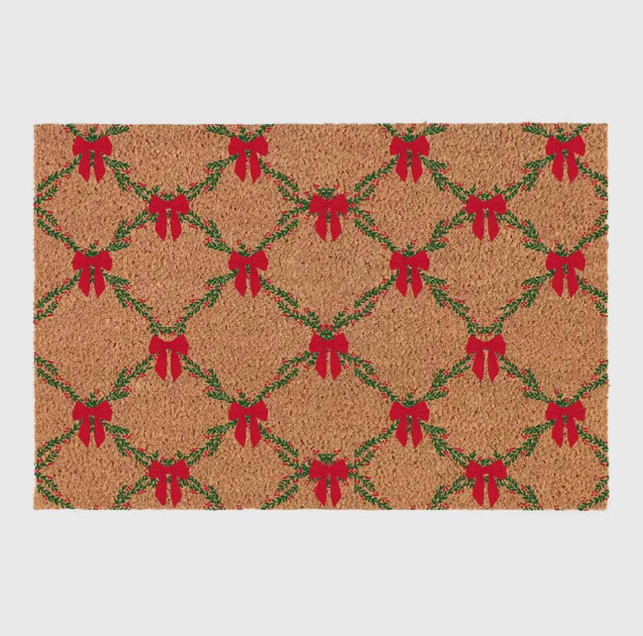 Holiday Trellis Door Mat