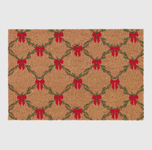 Holiday Trellis Door Mat