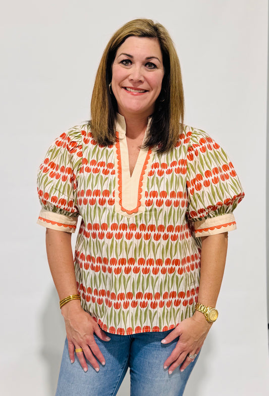 Floral Fall Top