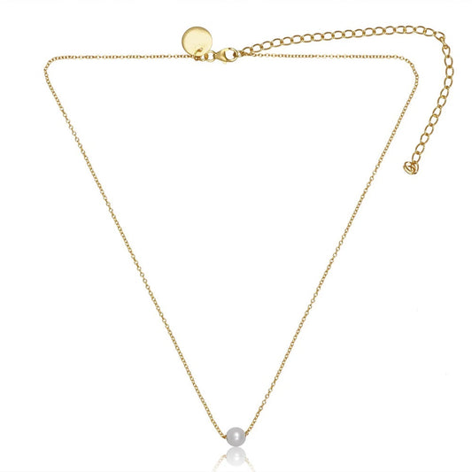 Round Pearl Necklace