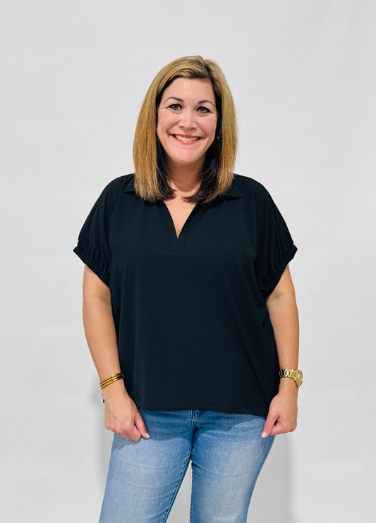Fall For Me Black Top