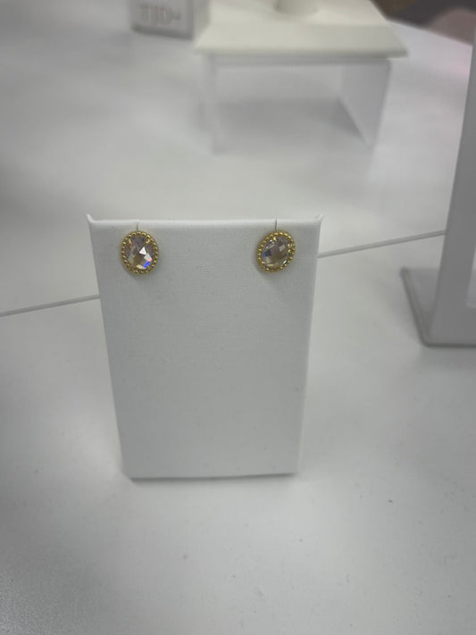 Mallory Stud Earrings CZ